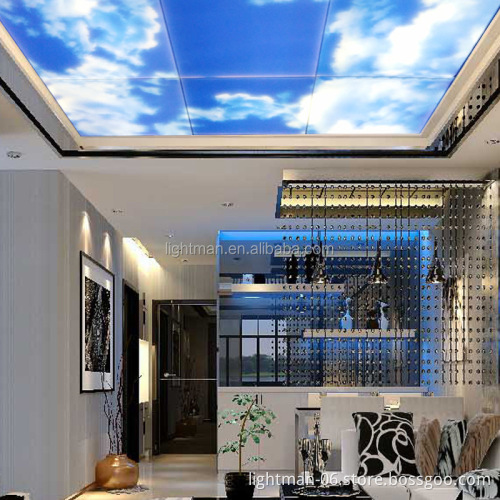 40W 6060 Wall Mounted Frameless Sky LED Panel Light